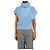 Autre Marque Blaues Mila Mesh-Strickoberteil mit halbem Reißverschluss - size S