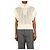 Autre Marque Gaines Strickweste in Creme, offene Strickart, Half-Zip - size S