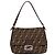 Fendi Borsa a tracolla Mamma Baguette in tela Zucca marrone