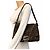 Fendi Borsa a tracolla Mamma Baguette in tela Zucca marrone - vista 12