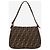 Fendi Borsa a tracolla Mamma Baguette in tela Zucca marrone - vista 3