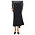 Victoria Beckham Falda midi línea A azul marino - size UK 8