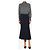 Victoria Beckham Falda midi línea A azul marino - size UK 8 - vista 2