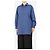 Autre Marque Blusa de algodón de manga larga azul marino - talla M - vista 3