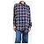 Balenciaga Flanella a quadri oversize blu - size UK 6 - vista 3