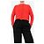 Autre Marque Roter Cropped-Cardigan - One size - Ansicht 3