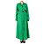 Prada Grünes Seidenkleid mit Gürtel - Größe UK 12