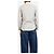 Céline Camicia in seta a righe grigia - size UK 6 - vista 2