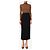 Autre Marque Falda lápiz de punto de crepé negra - size XS - vista 2