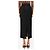 Autre Marque Falda lápiz de punto de crepé negra - size XS - vista 3