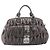 Miu Miu Matelasse Hand Bag Leather Gray Silver - vista 2