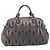 Miu Miu Matelasse Hand Bag Leather Gray Silver - vista 3