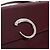 Panthère Cartier PANTHERE Shoulder Bag Patent leather Bordeaux Silver - vista 16