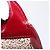Panthère Cartier PANTHERE Shoulder Bag Patent leather Bordeaux Silver - vista 28
