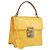 LOUIS VUITTON Monogram Vernis Spring Street Bag Lime Yellow M91068