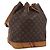 LOUIS VUITTON Monogram Noe Shoulder Bag M42224 LV