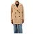 Autre Marque Neutraler zweireihiger Glitzermantel - size UK 6