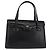 GIVENCHY Sac à main en cuir noir et or