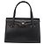 GIVENCHY Sac à main en cuir noir et or - vue 13