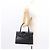 GIVENCHY Sac à main en cuir noir et or - vue 25