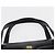GIVENCHY Sac à main en cuir noir et or - vue 8