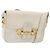 Céline CELINE Shoulder Bag Leather Gold White