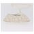 Christian Dior Trotter Canvas Romantic Shoulder Bag PVC White Silver - vista 12