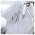 CHANEL Deauville Line Chain Shoulder Bag Canvas Gray Silver CC - vista 23
