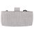 CHANEL Deauville Line Chain Shoulder Bag Canvas Gray Silver CC - vista 3