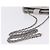 CHANEL Deauville Line Chain Shoulder Bag Canvas Gray Silver CC - vista 8