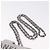 CHANEL Deauville Line Chain Shoulder Bag Canvas Gray Silver CC - vista 9
