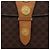 Céline CELINE Macadam Canvas Medallion Hand Bag PVC Leather Brown Gold - vista 16