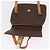 Céline CELINE Macadam Canvas Medallion Hand Bag PVC Leather Brown Gold - vista 17