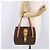 Céline CELINE Macadam Canvas Medallion Hand Bag PVC Leather Brown Gold - vista 25