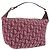 Christian Dior Trotter Canvas Hand Bag Red Gold