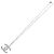 CHANEL COCO Mark Halskette Metall Silber CC - Ansicht 2
