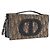 Christian Dior Trotter Canvas Chain Shoulder Bag Navy Gold