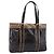 FENDI Zucchino Canvas Tote Bag Coated Canvas Beige Gold