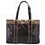 FENDI Zucchino Canvas Tote Bag Coated Canvas Beige Gold - vista 2