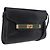 GUCCI Web Sherry Line Shoulder Bag Leather Gold Black