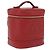 CHANEL Bolsa Vanity Caviar Skin Red Gold CC