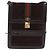 GUCCI Web Sherry Line Shoulder Bag Suede Brown Gold Tone - vista 2