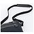 GUCCI GG Canvas Shoulder Bag Black Silver 92551 - vista 8