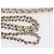 CHANEL Chain Shoulder Bag Canvas Navy Silver CC - vista 10