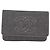 CHANEL Chain Shoulder Bag Canvas Navy Silver CC - vista 2