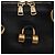Autre Marque Saint Laurent Muse Hand Bag Leather Black Gold Tone 156464 - vista 17
