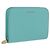 Tiffany & Co. Compact Wallet Leather Light Blue Gold