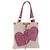 Autre Marque Saint Laurent Kahala Tote Bag Canvas Beige Silver - vista 2