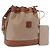 Céline CELINE Macadam Canvas Shoulder Bag PVC Beige Gold