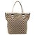 GUCCI GG Canvas Web Sherry Line Tote Bag Beige Silver 232970 - vista 2
